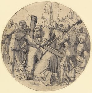 Christus trägt das Kreuz von Albrecht Altdorfer