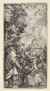 Die Ruhe auf der Flucht nach Ägypten von Albrecht Altdorfer
