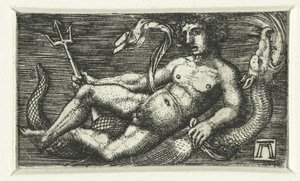 Liegender Neptun von Albrecht Altdorfer