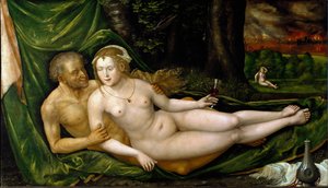 Loth und seine Töchter von Albrecht Altdorfer