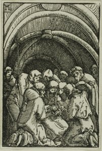 Der Tod der Jungfrau, aus Der Fall und die Erlösung des Menschen von Albrecht Altdorfer
