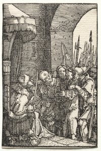 Der Fall und die Erlösung des Menschen: Christus vor Pilatus, um 1515