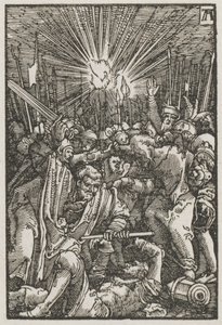 Der Fall und die Erlösung des Menschen: Christus gefangen genommen, um 1515 von Albrecht Altdorfer
