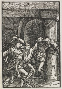 Der Fall und die Erlösung des Menschen: Geißelung Christi, um 1515