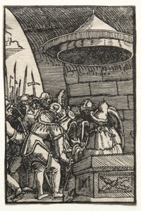 Der Fall und die Erlösung des Menschen: Pilatus wäscht seine Hände von Albrecht Altdorfer