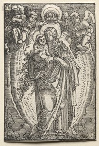 Der Fall und die Erlösung des Menschen: Die Jungfrau als Himmelskönigin, ca. 1515 von Albrecht Altdorfer