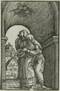 Das Treffen von Joachim und Anna, aus Der Fall und die Erlösung des Menschen