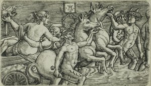 Der Triumph der Meeresgötter von Albrecht Altdorfer