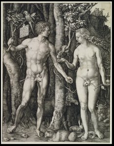 Adam und Eva (Der Sündenfall) von Albrecht Dürer