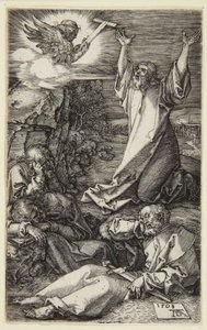 Agonie im Garten (Serie der gravierten Passion) von Albrecht Dürer