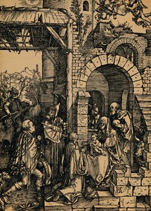 Anbetung der Könige, 1503-1504 von Albrecht Dürer