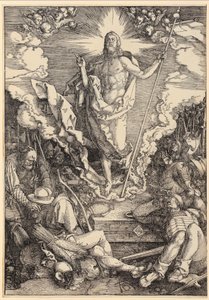 Auferstehung Christi, Blatt 12 der Folge "Die Große Passion" von Albrecht Dürer