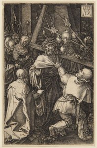 Kreuztragung (aus der Gravierten Passion) von Albrecht Dürer