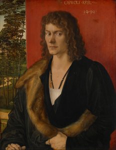 Bildnistriptychon des Oswolt Krel, Mittelteil: Oswolt Krel von Albrecht Dürer