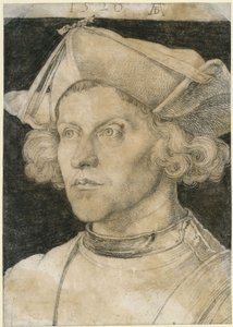 Brustbild eines jungen Mannes von Albrecht Dürer