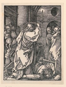 Christus vertreibt die Händler aus dem Tempel, aus der Serie Die kleine Passion