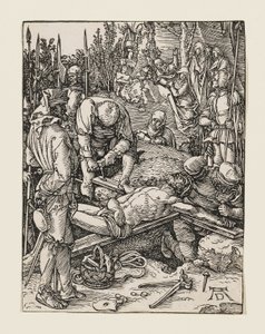 Christus ans Kreuz genagelt von Albrecht Dürer