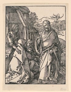 Christus nimmt Abschied von seiner Mutter, aus der Serie Die kleine Passion
