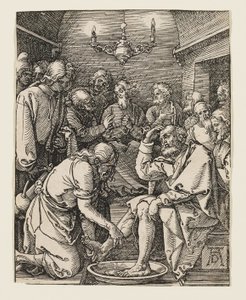 Christus wäscht die Füße der Jünger von Albrecht Dürer