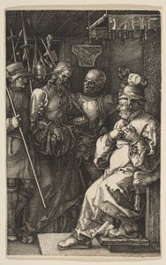 Christus vor Kaiphas, aus Die Passion, 1512