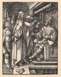 Christus vor Herodes, aus "Die Kleine Passion" von Albrecht Dürer