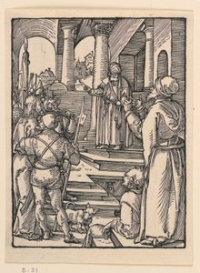 Christus vor Pilatus, aus der Serie Die kleine Passion
