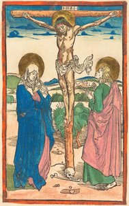 Christus am Kreuz zwischen der Jungfrau und dem Heiligen Johannes von Albrecht Dürer