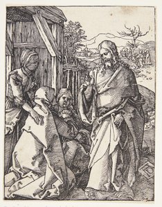Christus verabschiedet sich von seiner Mutter von Albrecht Dürer