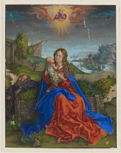 Die Heilige Familie mit dem Schmetterling von Albrecht Dürer
