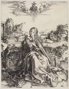 Die Heilige Familie mit der Heuschrecke von Albrecht Dürer
