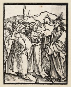 Die Sünder kommen zu Christus (43 religiöse Themen) von Albrecht Dürer
