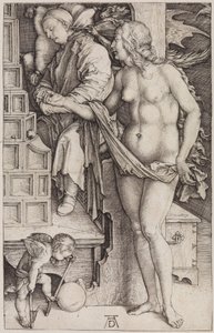 Die Versuchung des Müßiggängers (Der Traum des Doktors) von Albrecht Dürer