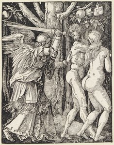 Die Vertreibung aus dem Paradies von Albrecht Dürer