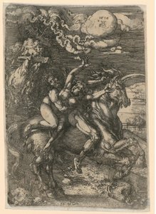 Entführung auf dem Einhorn von Albrecht Dürer