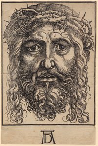 Großer Christuskopf mit Dornenkrone von Albrecht Dürer