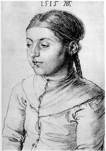 Kopf eines Mädchens, 1515, 1936