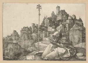 Heiliger Antonius lesend von Albrecht Dürer
