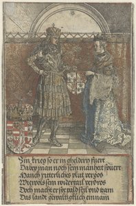 Die burgundische Hochzeit: Maximilian heiratet Maria von Burgund von Albrecht Dürer