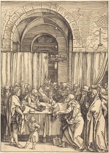 Joachims Opfer wird abgelehnt von Albrecht Dürer