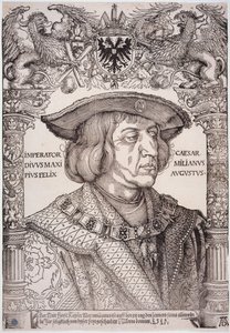 Der Kaiser Maximilian I. (Bartsch 153) von Albrecht Dürer