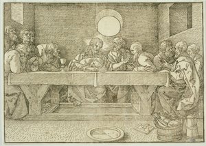 Das letzte Abendmahl (Bartsch 53) von Albrecht Dürer