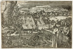 Landschaft mit Kanone