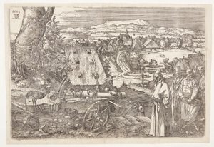 Landschaft mit Kanone