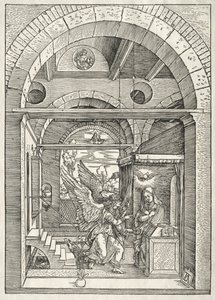 Leben der Jungfrau: Die Verkündigung, 1504-1505 von Albrecht Dürer