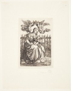 Madonna von zwei Engeln gekrönt von Albrecht Dürer