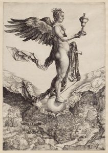 Nemesis (Das große Glück) von Albrecht Dürer