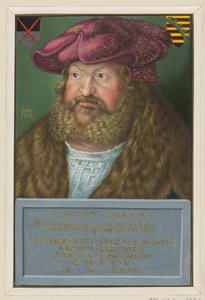 Porträt Friedrichs des Weisen, Kurfürst von Sachsen von Albrecht Dürer