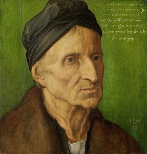 Porträt des Nürnberger Malers Michael Wolgemut von Albrecht Dürer