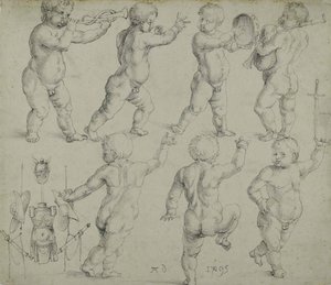 Putti, 1495 von Albrecht Dürer