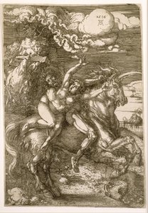 Raub der Prosperpina (Entführung auf einem Einhorn) von Albrecht Dürer